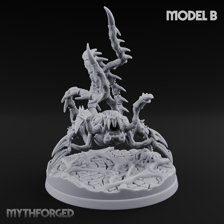 Tentacles Coiling Skyward Kruthiks Miniature for Dungeons and Dragons, Pathfinder or other TTRPGs