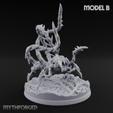 Tentacles Coiling Skyward Kruthiks Miniature for Dungeons and Dragons, Pathfinder or other TTRPGs