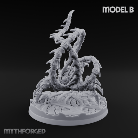 Tentacles Coiling Skyward Kruthiks B Miniature for Dungeons and Dragons, Pathfinder or other TTRPGs