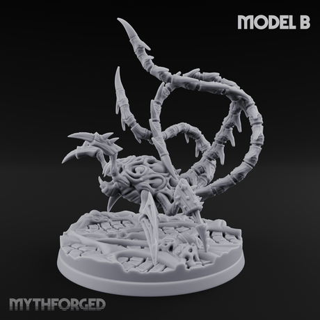Tentacles Coiling Skyward Kruthiks B Miniature for Dungeons and Dragons, Pathfinder or other TTRPGs