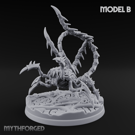 Tentacles Coiling Skyward Kruthiks B Miniature for Dungeons and Dragons, Pathfinder or other TTRPGs