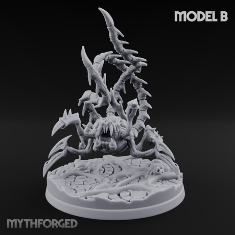 Tentacles Coiling Skyward Kruthiks B Miniature for Dungeons and Dragons, Pathfinder or other TTRPGs