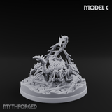 Tentacles Coiling Skyward Kruthiks Miniature for Dungeons and Dragons, Pathfinder or other TTRPGs
