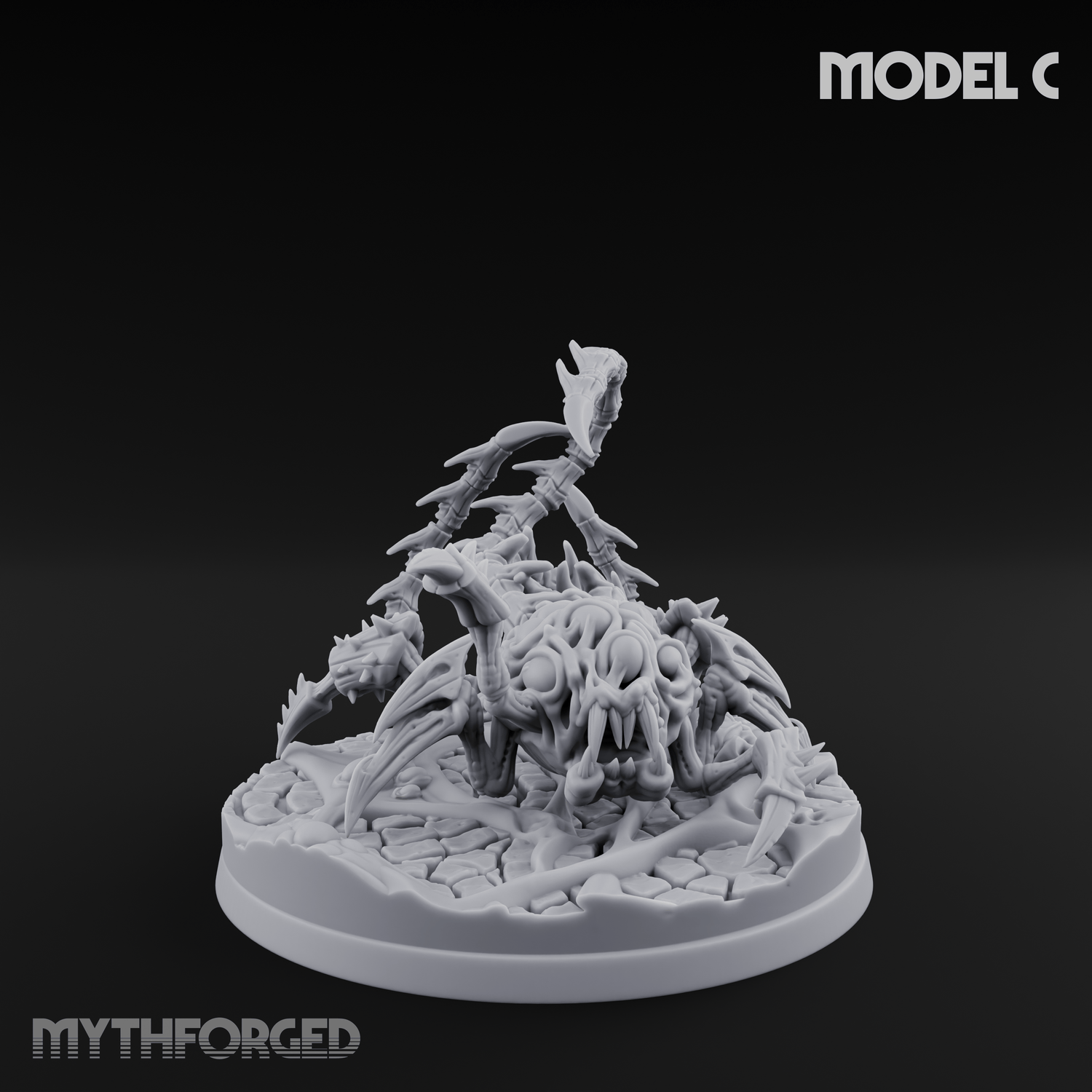 Tentacles Coiling Skyward Kruthiks Miniature for Dungeons and Dragons, Pathfinder or other TTRPGs