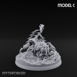 Tentacles Coiling Skyward Kruthiks Miniature for Dungeons and Dragons, Pathfinder or other TTRPGs