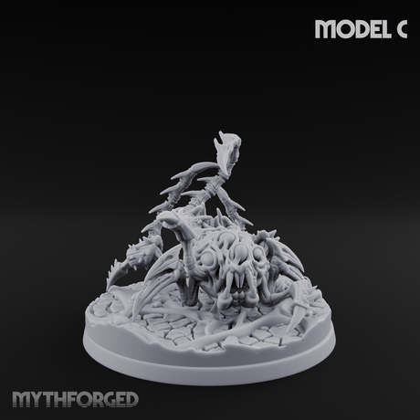 Tentacles Coiling Skyward Kruthiks Miniature for Dungeons and Dragons, Pathfinder or other TTRPGs