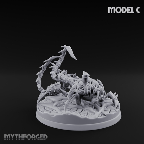 Tentacles Coiling Skyward Kruthiks Miniature for Dungeons and Dragons, Pathfinder or other TTRPGs