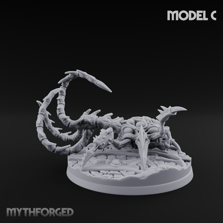 Tentacles Coiling Skyward Kruthiks C Miniature for Dungeons and Dragons, Pathfinder or other TTRPGs