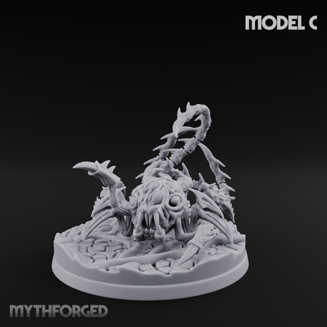 Tentacles Coiling Skyward Kruthiks C Miniature for Dungeons and Dragons, Pathfinder or other TTRPGs