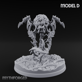 Tentacles Coiling Skyward Kruthiks D Miniature for Dungeons and Dragons, Pathfinder or other TTRPGs