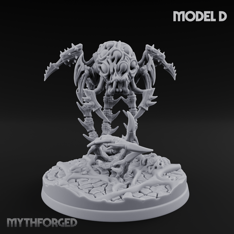 Tentacles Coiling Skyward Kruthiks D Miniature for Dungeons and Dragons, Pathfinder or other TTRPGs
