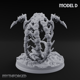 Tentacles Coiling Skyward Kruthiks D Miniature for Dungeons and Dragons, Pathfinder or other TTRPGs