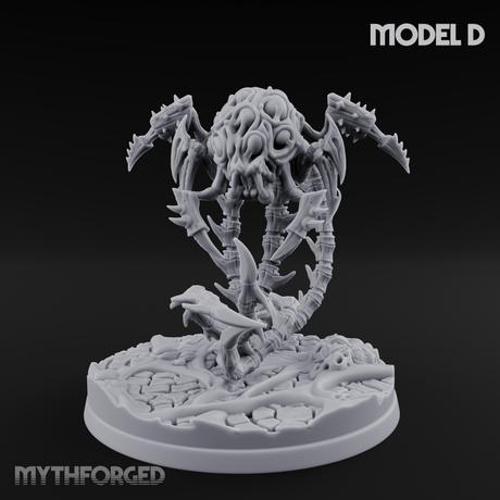 Tentacles Coiling Skyward Kruthiks D Miniature for Dungeons and Dragons, Pathfinder or other TTRPGs