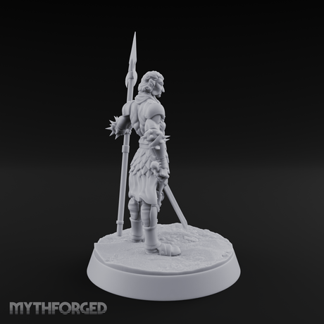 Masked Human Gladiator Miniature for Dungeons and Dragons, Pathfinder or other TTRPGs