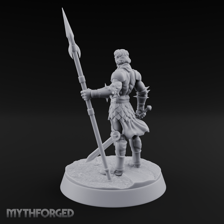 Masked Human Gladiator Miniature for Dungeons and Dragons, Pathfinder or other TTRPGs
