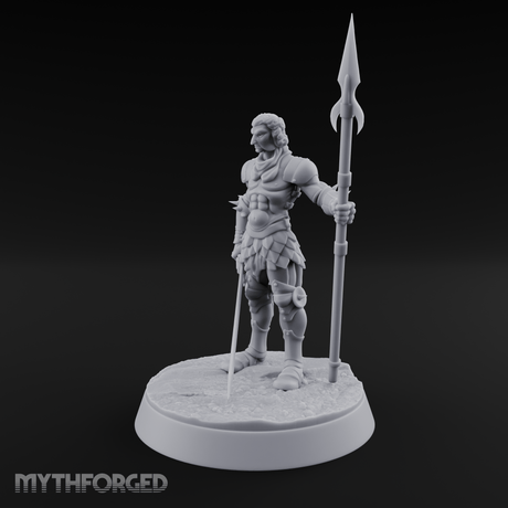 Masked Human Gladiator Miniature for Dungeons and Dragons, Pathfinder or other TTRPGs