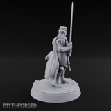 Double Handed Dangerous Human Warrior Miniature for Dungeons and Dragons, Pathfinder or other TTRPGs