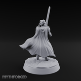 Double Handed Dangerous Human Warrior Miniature for Dungeons and Dragons, Pathfinder or other TTRPGs