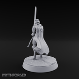 Double Handed Dangerous Human Warrior Miniature for Dungeons and Dragons, Pathfinder or other TTRPGs