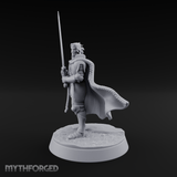 Double Handed Dangerous Human Warrior Miniature for Dungeons and Dragons, Pathfinder or other TTRPGs