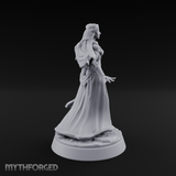 Hands Gesturing Freely Human Enchantress Miniature for Dungeons and Dragons, Pathfinder or other TTRPGs