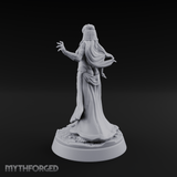 Hands Gesturing Freely Human Enchantress Miniature for Dungeons and Dragons, Pathfinder or other TTRPGs