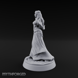 Hands Gesturing Freely Human Enchantress Miniature for Dungeons and Dragons, Pathfinder or other TTRPGs