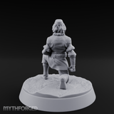 Kneeling In Contemplation Human Noble Miniature for Dungeons and Dragons, Pathfinder or other TTRPGs