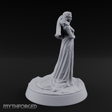 Flowing Regally Human Noble Miniature for Dungeons and Dragons, Pathfinder or other TTRPGs