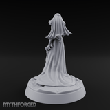 Flowing Regally Human Noble Miniature for Dungeons and Dragons, Pathfinder or other TTRPGs