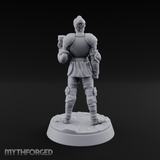 Toasting with Booze Human Fighter Miniature for Dungeons and Dragons, Pathfinder or other TTRPGs