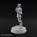 Toasting with Booze Human Fighter Miniature for Dungeons and Dragons, Pathfinder or other TTRPGs