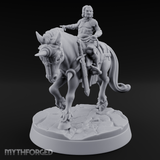Regal Rider Commanding Noble Miniature for Dungeons and Dragons, Pathfinder or other TTRPGs