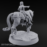 Regal Rider Commanding Noble Miniature for Dungeons and Dragons, Pathfinder or other TTRPGs