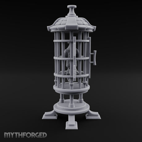 Not Yet Hatched Into Ashes Round Barred Bird Cage