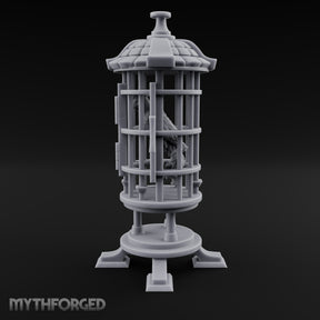 Not Yet Hatched Into Ashes Round Barred Bird Cage