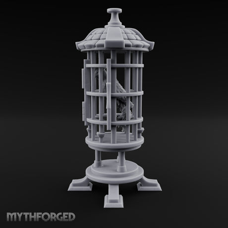 Not Yet Hatched Into Ashes Round Barred Bird Cage