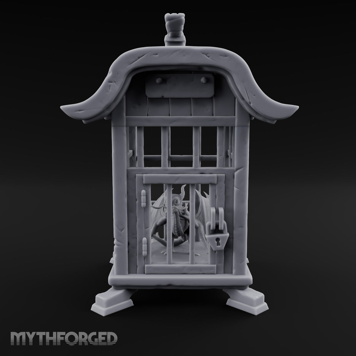 Wyvern Sold Separately Wooden Roofed Wyvern Cage