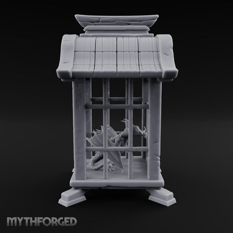 Wyvern Sold Separately Wooden Roofed Wyvern Cage
