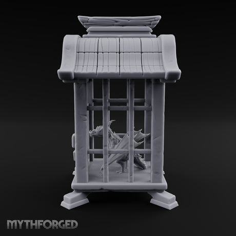 Wyvern Sold Separately Wooden Roofed Wyvern Cage