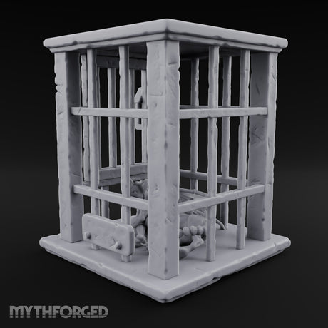 Manticore Pending Delivery Wooden Barred Monster Cage