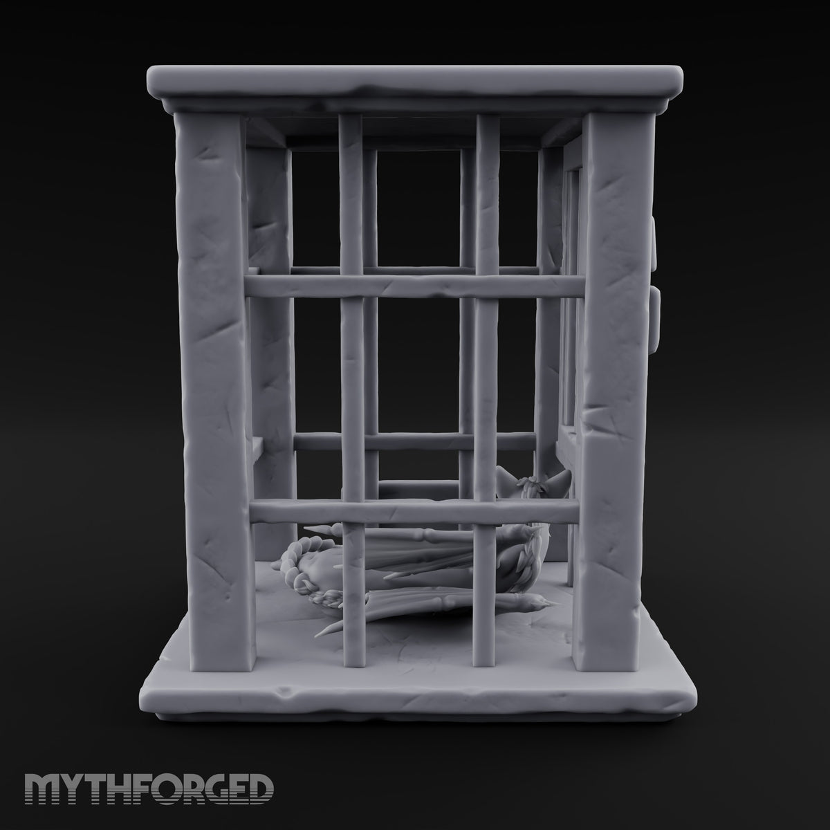 Manticore Pending Delivery Wooden Barred Monster Cage