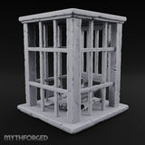 Manticore Pending Delivery Wooden Barred Monster Cage