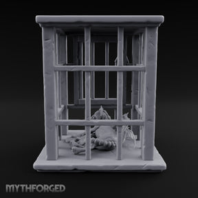 Manticore Pending Delivery Wooden Barred Monster Cage