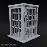 Bars Won't Stop the Snarl Wooden Goblin Prison Cage