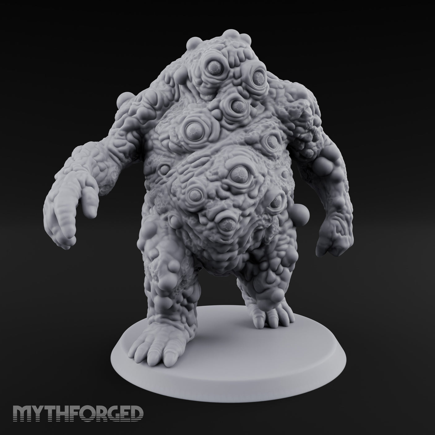 Eyes Bulging Lurching Nothic Miniature for Dungeons and Dragons, Pathfinder or other TTRPGs