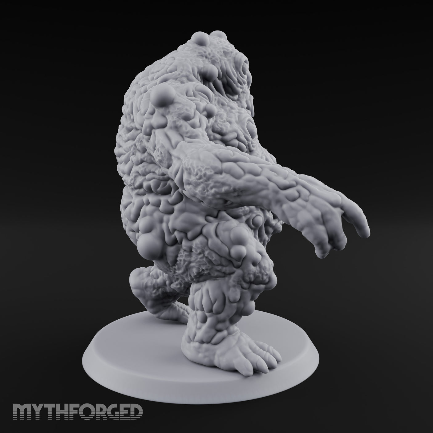 Eyes Bulging Lurching Nothic Miniature for Dungeons and Dragons, Pathfinder or other TTRPGs