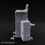Hemmed In by Hinges Wooden Storage Cabinet with Desk