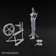 Nothing Off the Peg Tailor Mannequin and Spinning Wheel