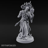 Face Borrowing Lich Sorcerer Miniature for Dungeons and Dragons, Pathfinder or other TTRPGs